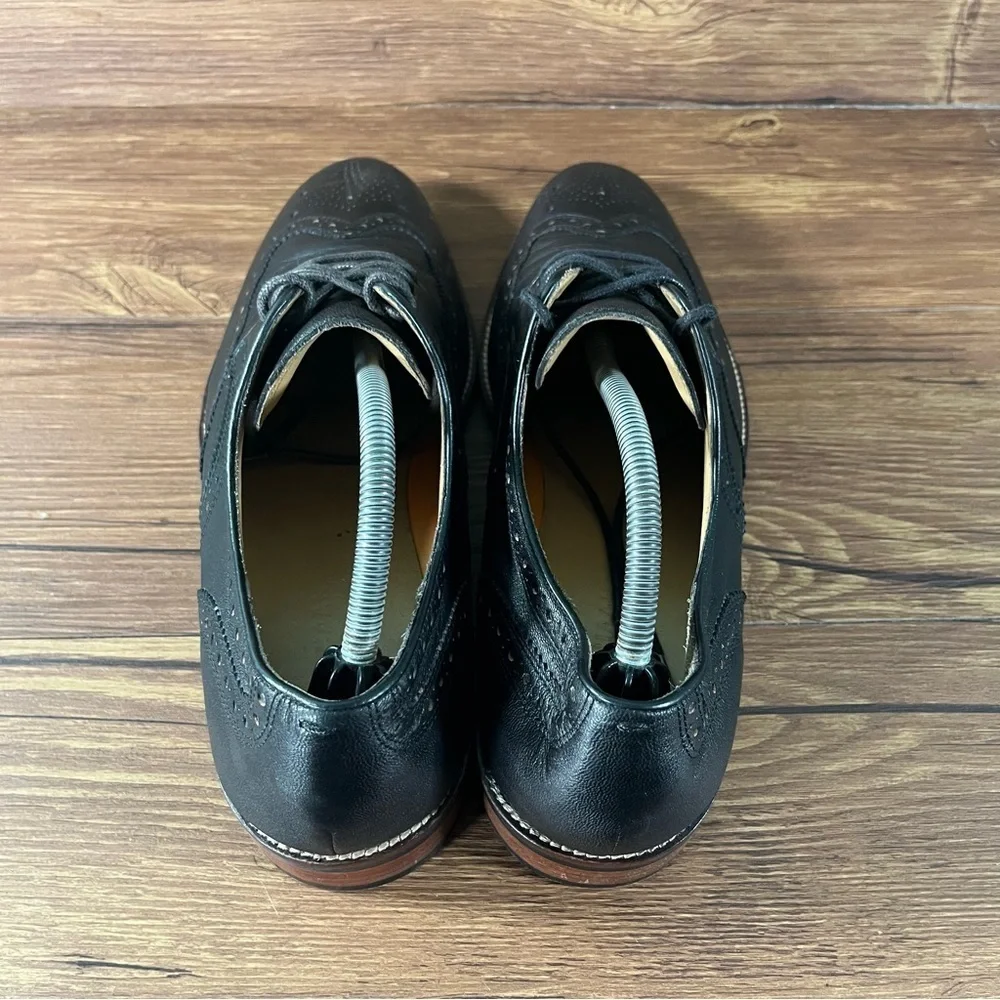 Cole Haan Grand‎ OS Wingtip Black Leather Dress Shoes Men’s Size 10